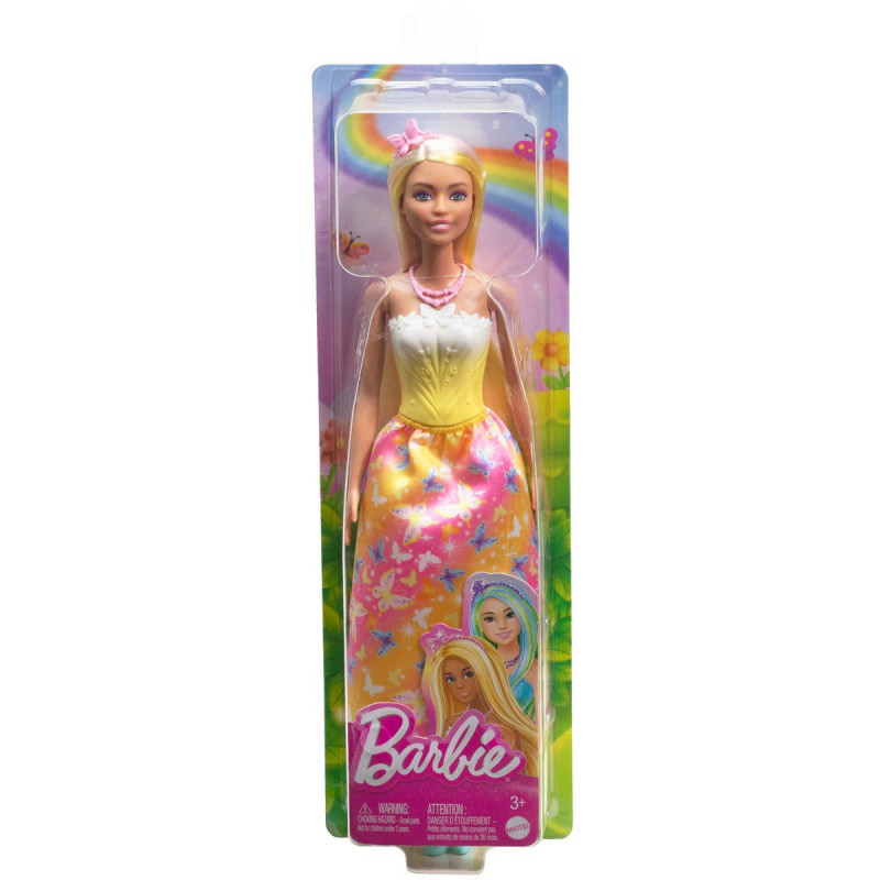 Mattel Barbie Royals Κούκλα Πριγκίπισσα Με Πορτοκαλί Ανταύγιες (HRR09)
