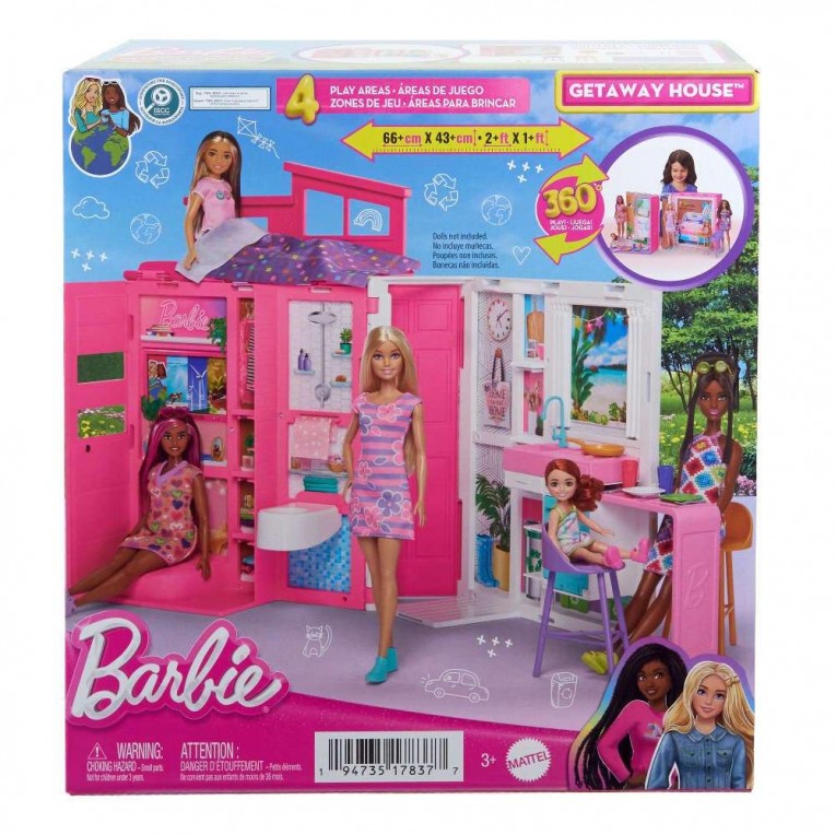 Mattel Barbie Σπιτάκι-Βαλιτσάκι (HRJ76)
