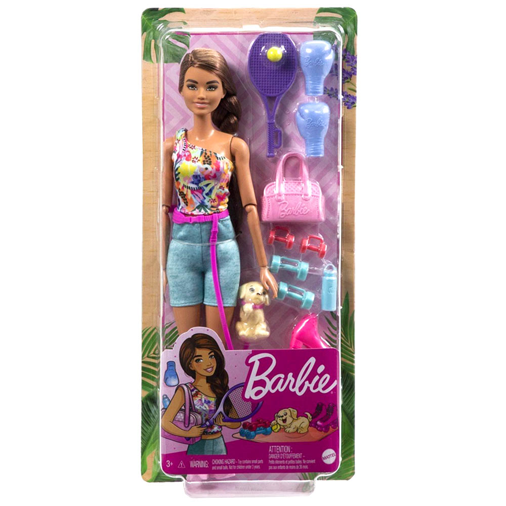 Mattel Barbie Wellness - Ημέρα Ομορφιάς Doll - Workout (GKH73/HKT91)