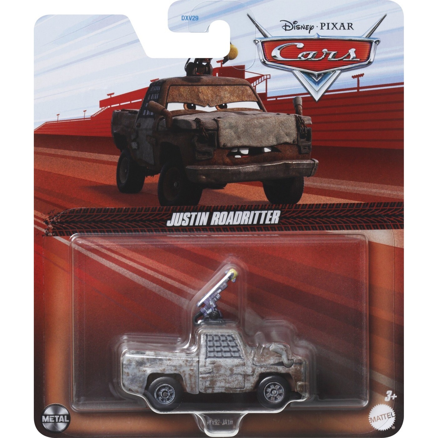 Mattel Cars Αυτοκινητάκι Die-Cast – Justin Roadritter (DXV29/HTX92)