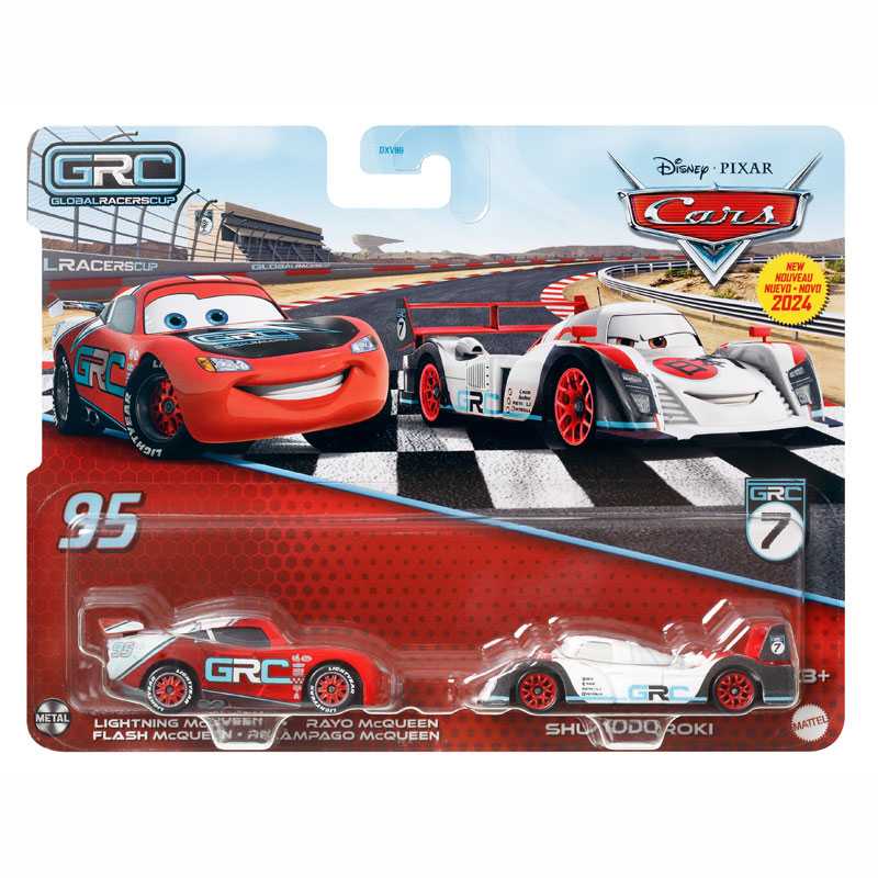 Mattel Cars Αυτοκινητάκια - Lightning McQueen & Shu Todoroki (DXV99/HTX12)
