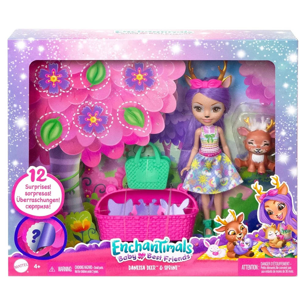 Mattel Enchantimals Baby Best Friends – Danessa Deer & Sprint (HLK83/HLK84)
