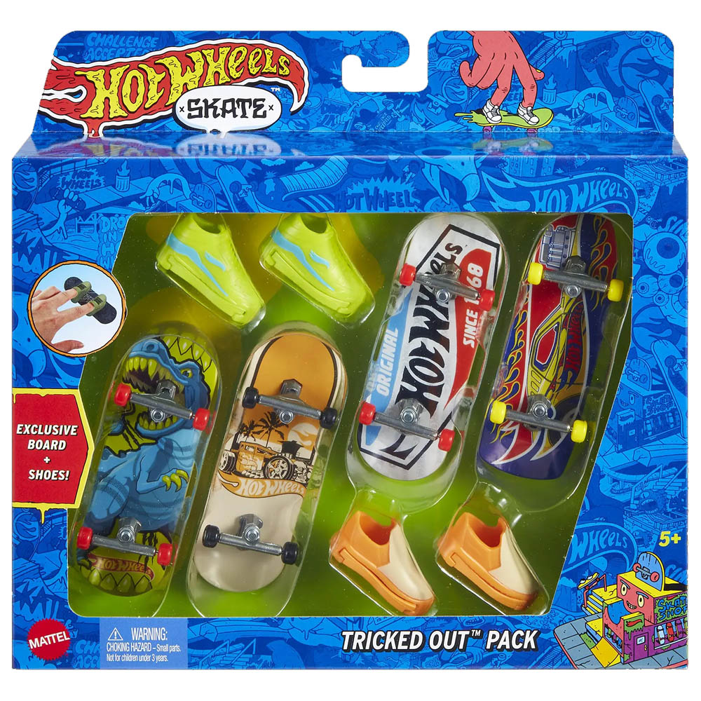 Mattel Hot Wheels 4 Skate & Παπούτσια – Tricked Out Pack (HGT84/HNG72)