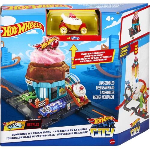 Mattel Hot Wheels City Ice Cream Shop (HDR24/HTN77)