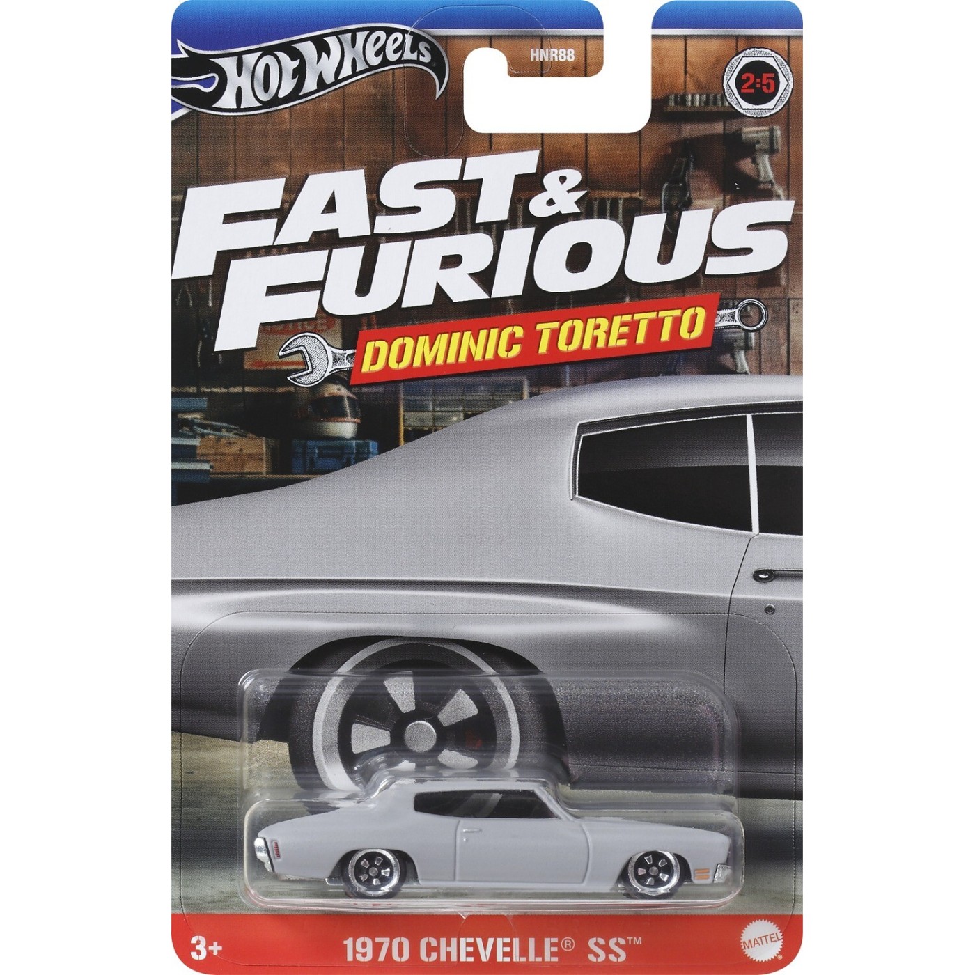 Mattel Hot Wheels Fast and Furious Dominic Toretto 1970 Chevelle SS (HNR88/HRW47)