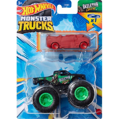Mattel Hot Wheels Monster Truck Όχημα Skeleton Crew (GRH81/HWN44)