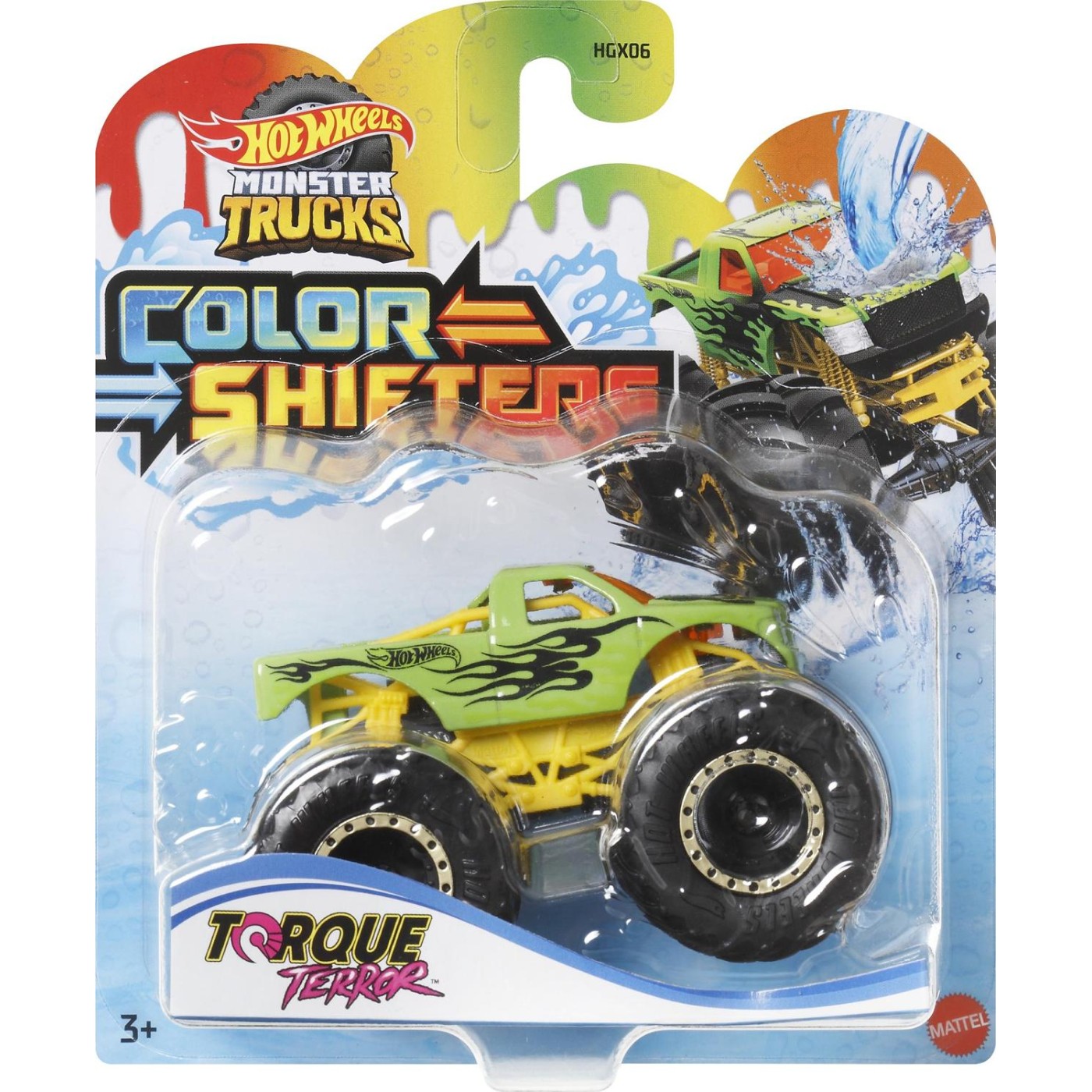 Mattel Hot Wheels Οχήματα Monster Trucks Χρωμοκεραυνοί Torque Terror (HGX06/HMH34)