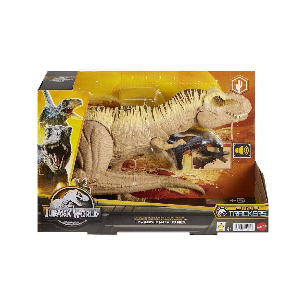 Mattel Jurassic World T-Rex Που Ανιχνεύει & Δαγκώνει (HNT62)