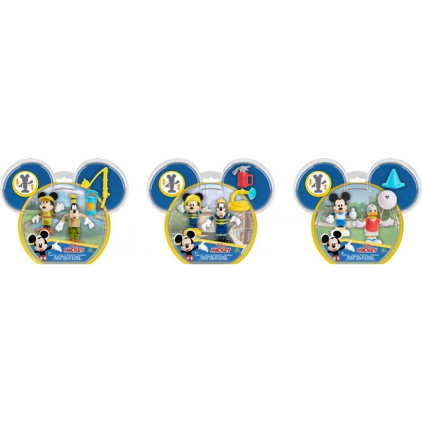 Mickey Φιγούρες Με Αρθρώσεις 7,5εκ. 2 pack (3 σχέδια)