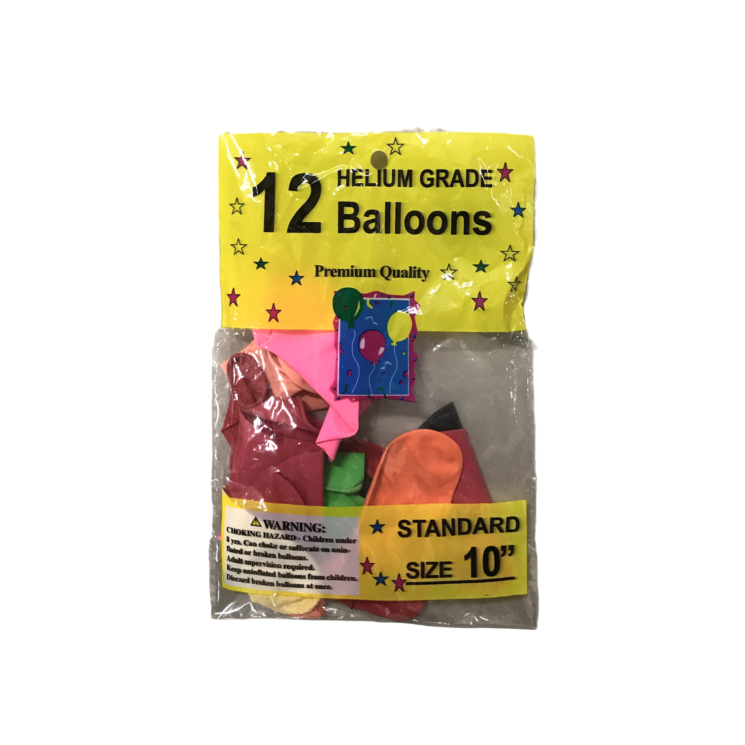 Μπαλόνια Διάφορα Χρώματα 25cm 12 Τμχ