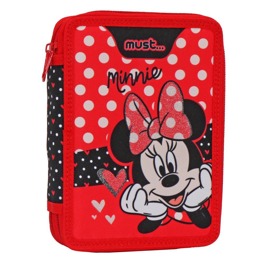 Must Κασετίνα Διπλή Γεμάτη Disney Minnie Mouse (000563480)