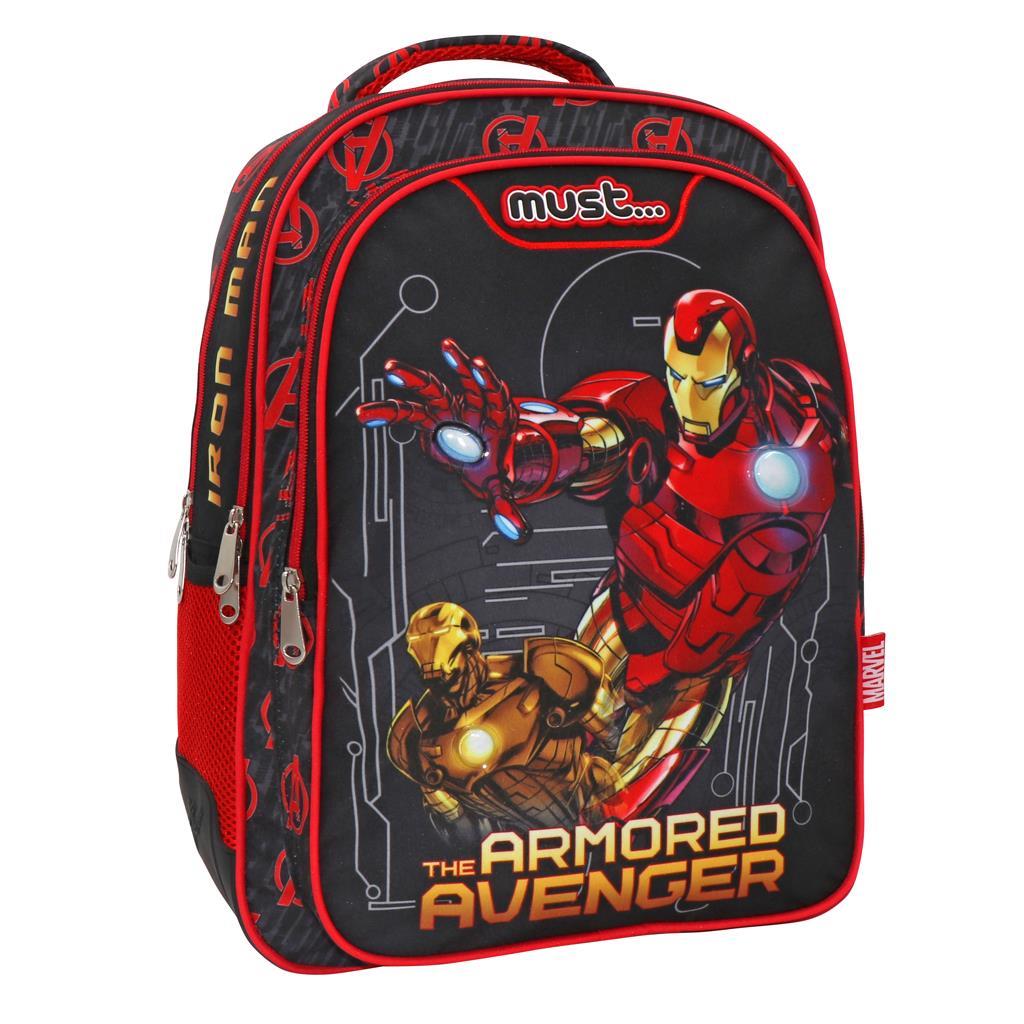 Must Σχολική Τσάντα Πλάτης Δημοτικού Avengers Iron Man 3 Θήκες (000506084)