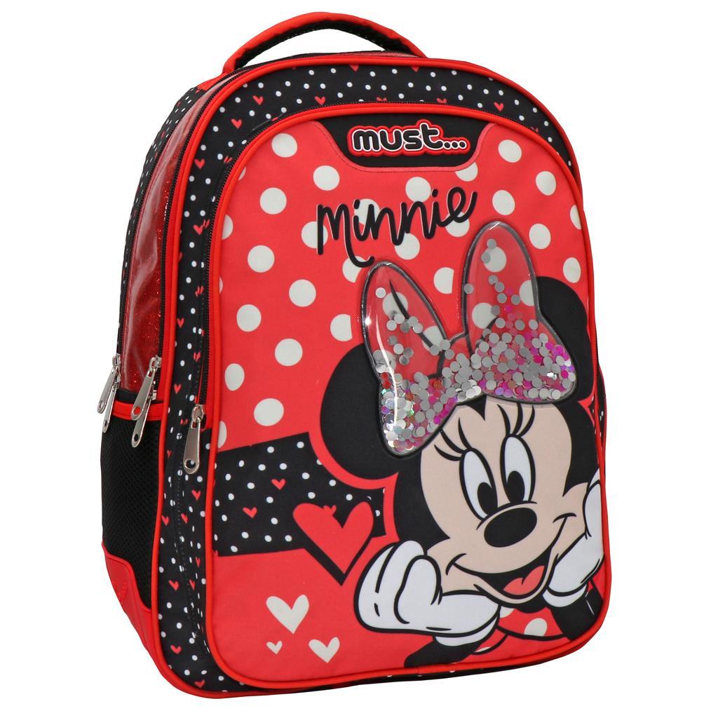 Must Σχολική Τσάντα Πλάτης Δημοτικού Disney Minnie 3 Θήκες (000563420)
