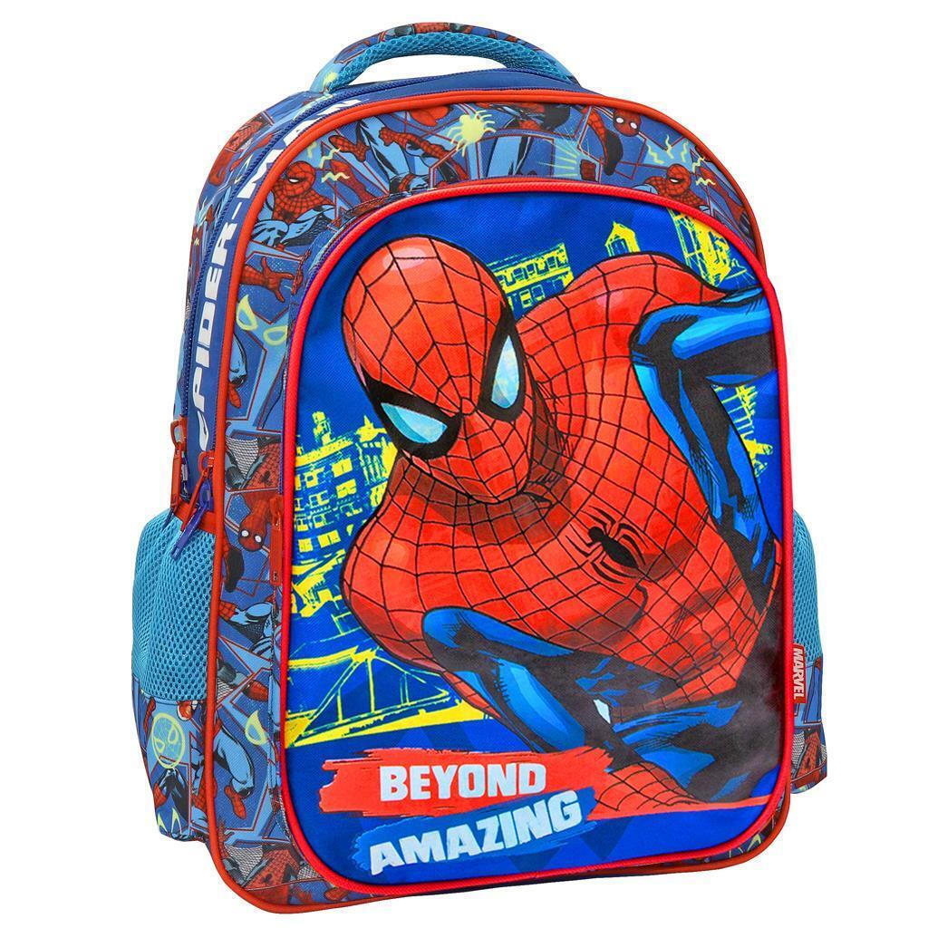 Must Σχολική Τσάντα Πλάτης Δημοτικού Spiderman Beyond Amazing 3 Θήκες