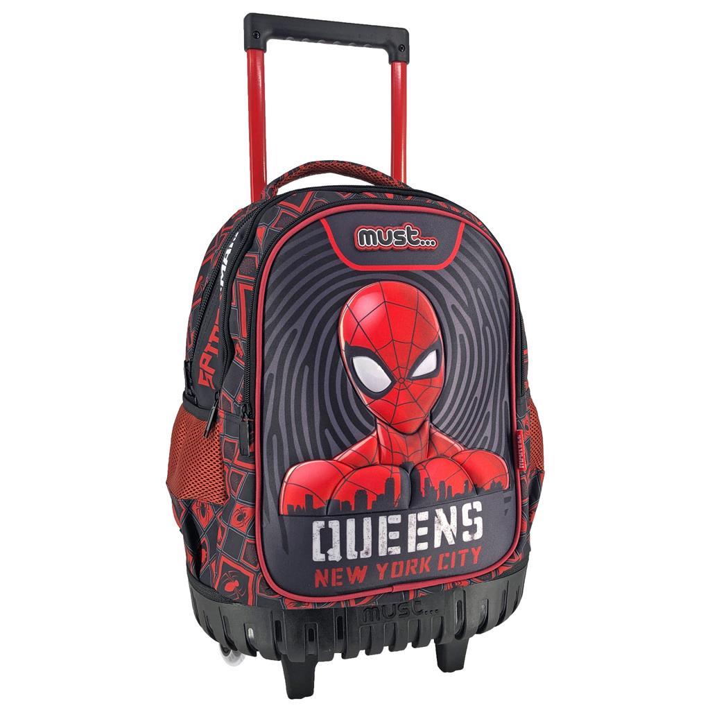 Must Σχολική Τσάντα Τρόλεϊ Δημοτικού Spiderman Queens New York City 3 Θήκες (000508117)