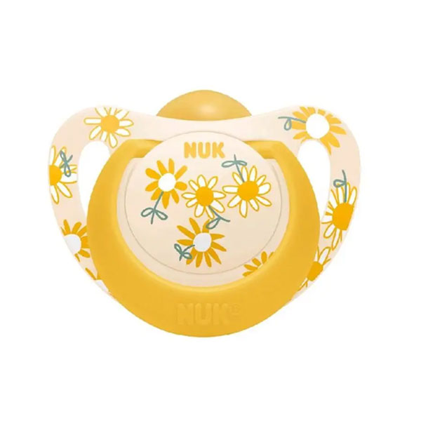 Nuk Star Πιπίλα Latex Λουλούδια 6-18m 1τμχ