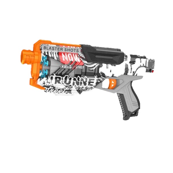 Όπλο Graffiti Με 12 Αφρώδεις Σφαίρες 40,5x28x8cm