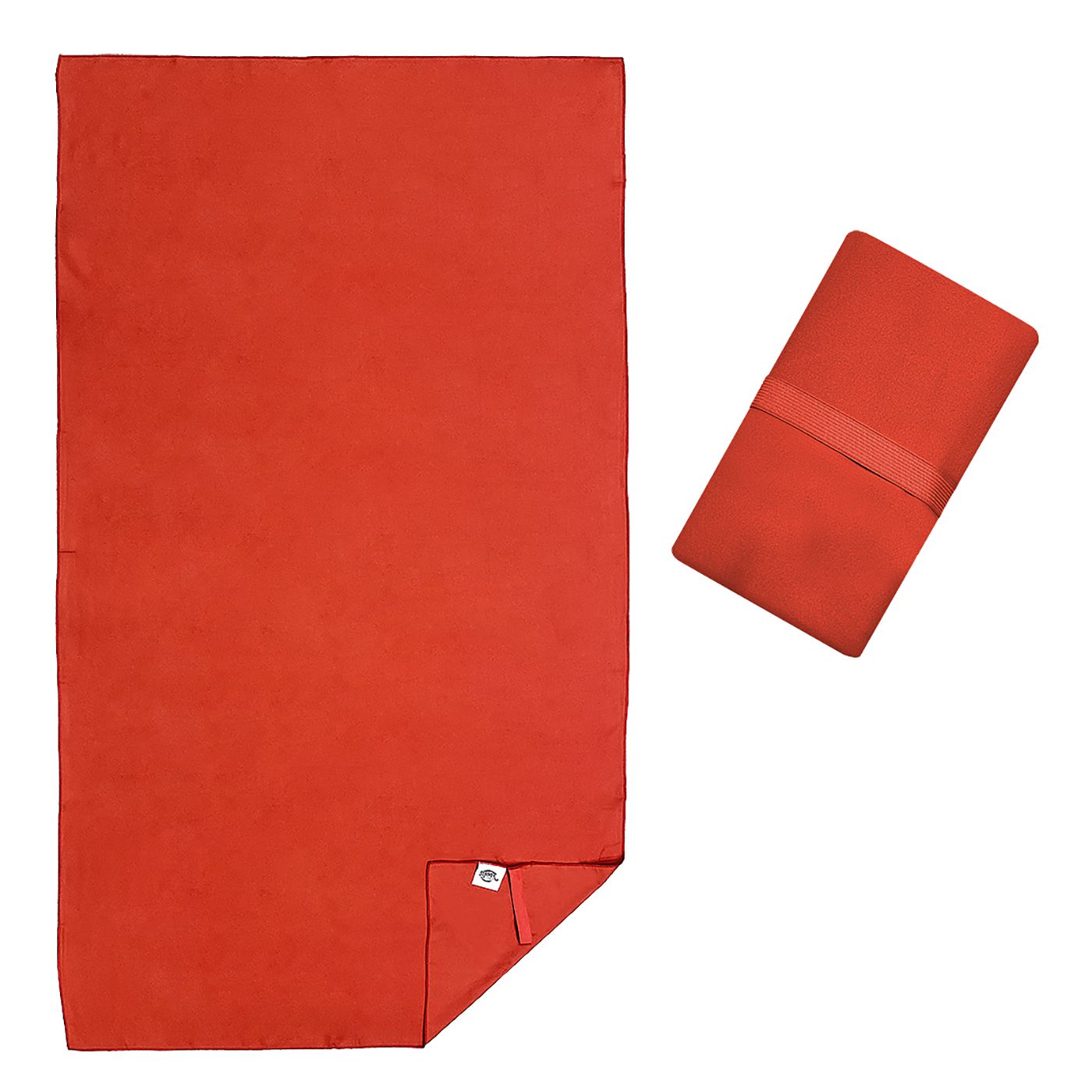 Πετσέτα Θαλάσσης Suede Μικροΐνες Κόκκινη 272gr 85x160cm (42-2710/ΚΟΚΚ)