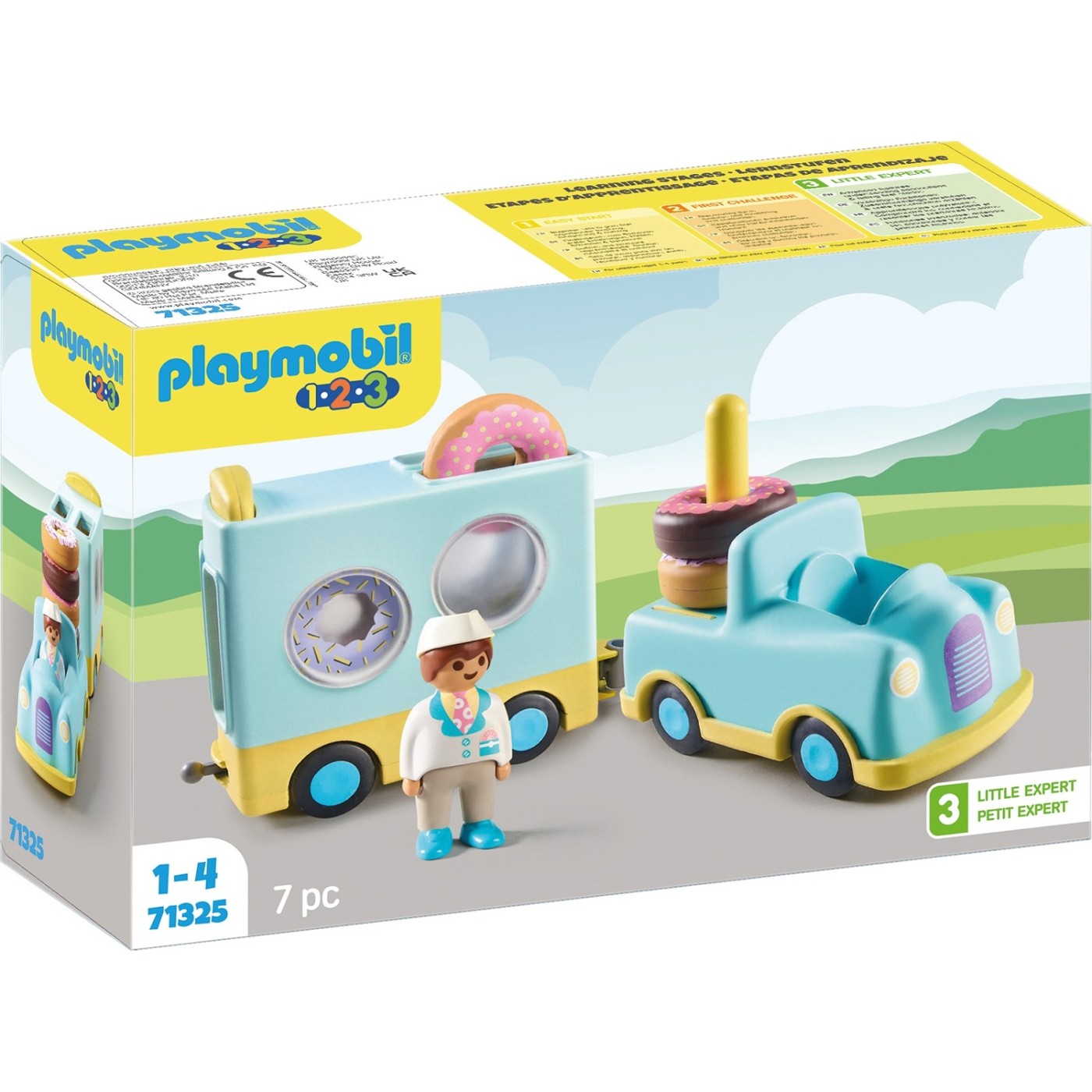 Playmobil 1.2.3 Φορτηγάκι ντόνατ (71325)