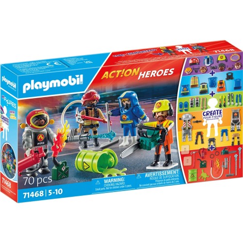 Playmobil Action Heroes - Επιχείρηση Πυροσβεστικής (71468)