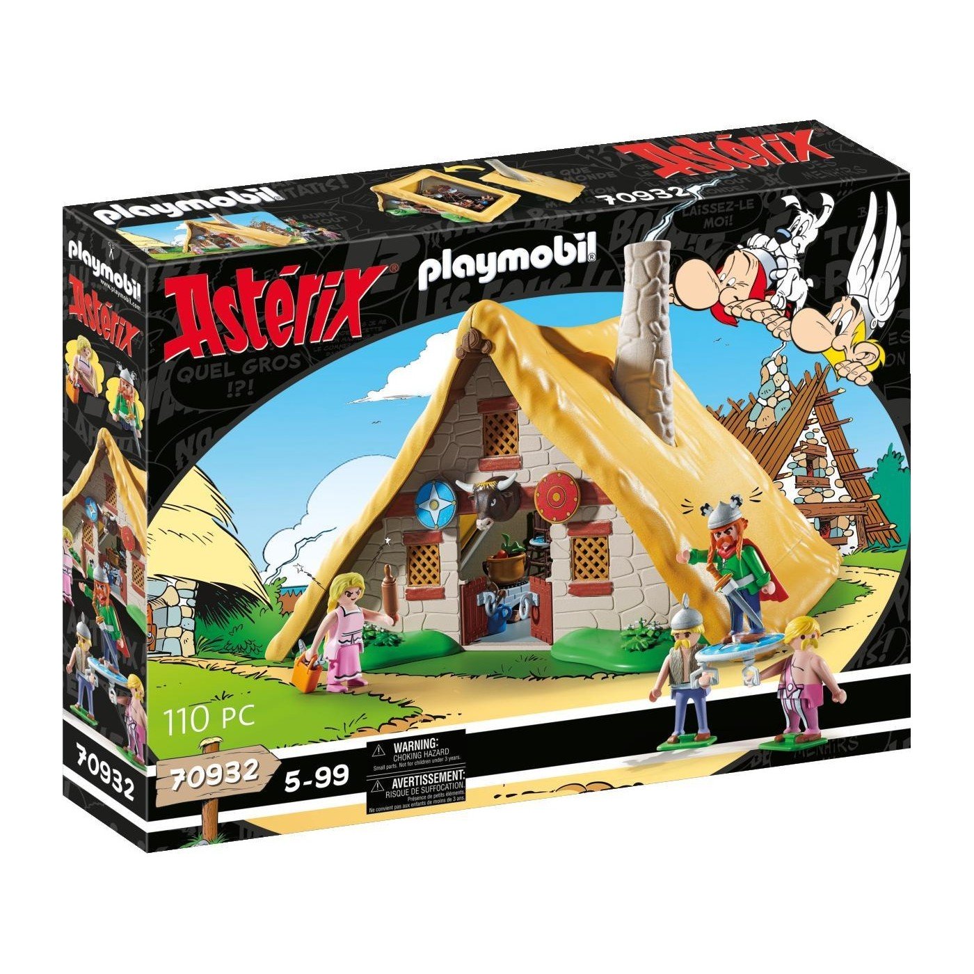 Playmobil Asterix Καλύβα του Αρχηγού Μαζεστίξ (70932)