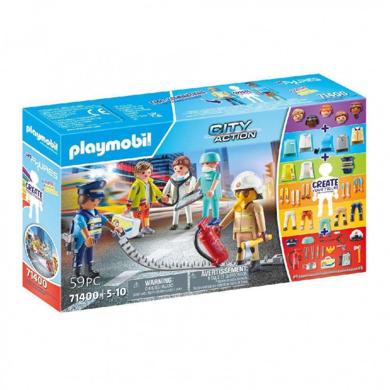 Playmobil City Action My Figures Ομάδα Διάσωσης (71400)