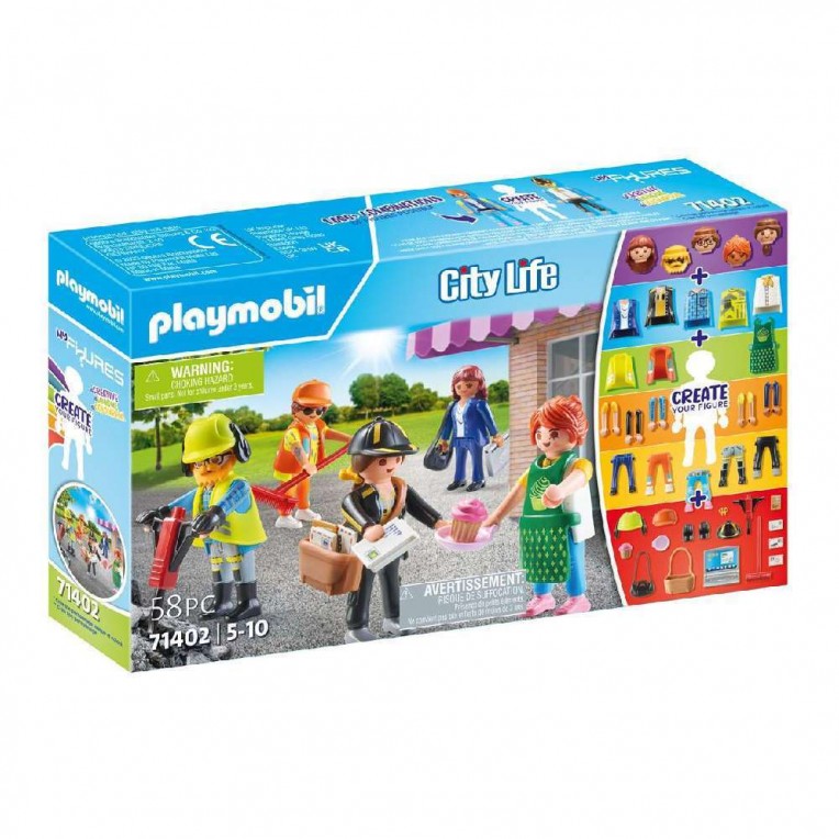 Playmobil City Life My Figures Επαγγέλματα Στην Πόλη (71402)