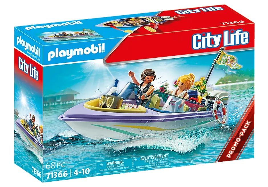 Playmobil City Life Ταξίδι του μέλιτος με σκάφος (71366)