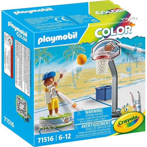 Playmobil Color Προπόνηση Μπάσκετ (71516)