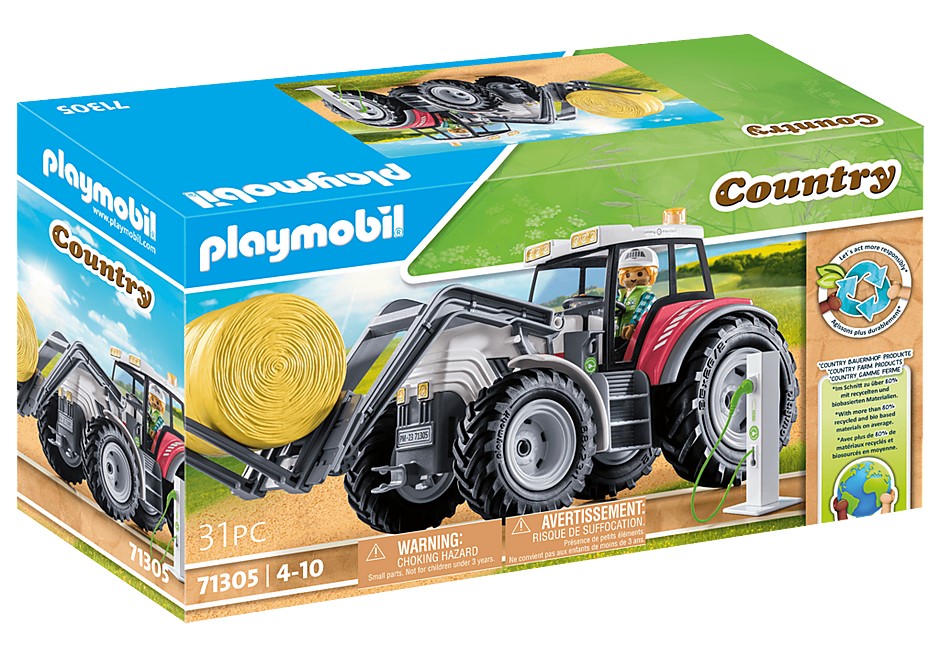 Playmobil Country Ηλεκτρικό Τρακτέρ (71305)