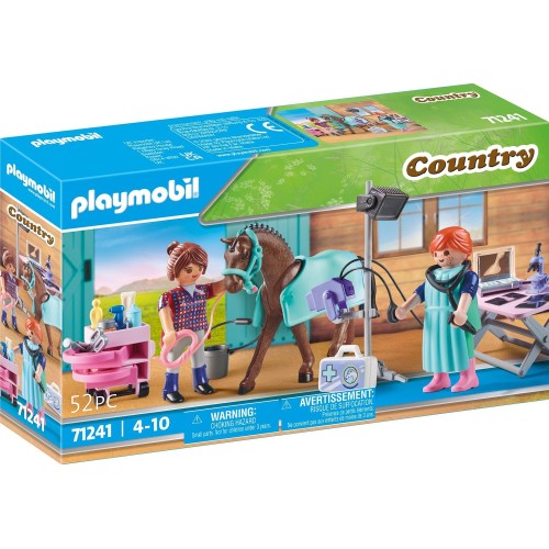 Playmobil Country Κτηνιατρείο Αλόγων (71241)