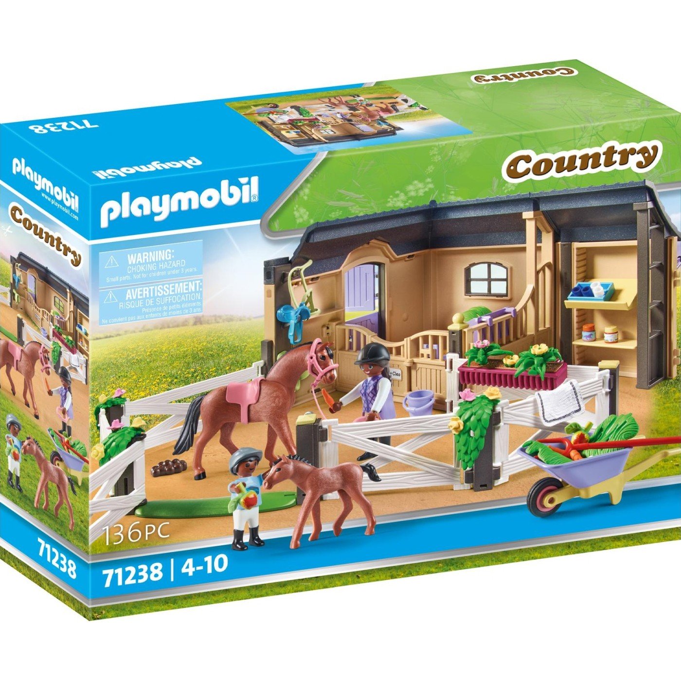 Playmobil Country Στάβλος Αλόγων (71238)