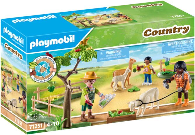 Playmobil Country Βόλτα Στην Εξοχή Με Αλπακά (71251)