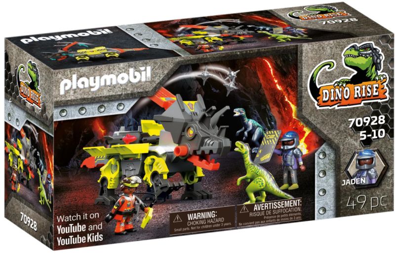 Playmobil Dinos Ρομπότ-Δεινόσαυρος & Πολεμιστές (70928)