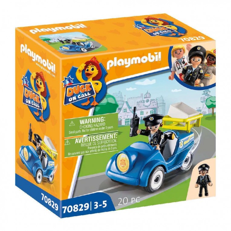 Playmobil Duck On Call Mini Όχημα Αστυνομίας (70829)