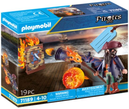 Playmobil Gift Set Πειρατής Με Κανόνι (71189)