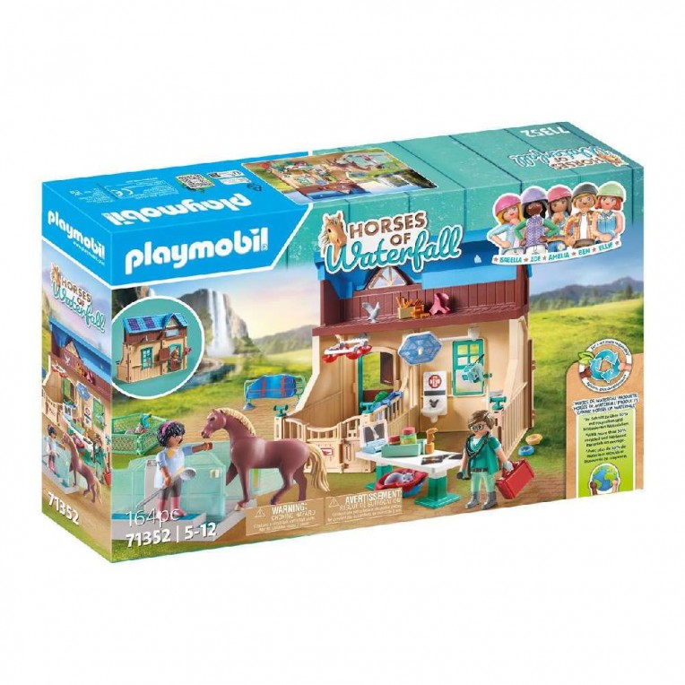 Playmobil Horses of Waterfall Κτηνιατρική κλινική αλόγων (71352)