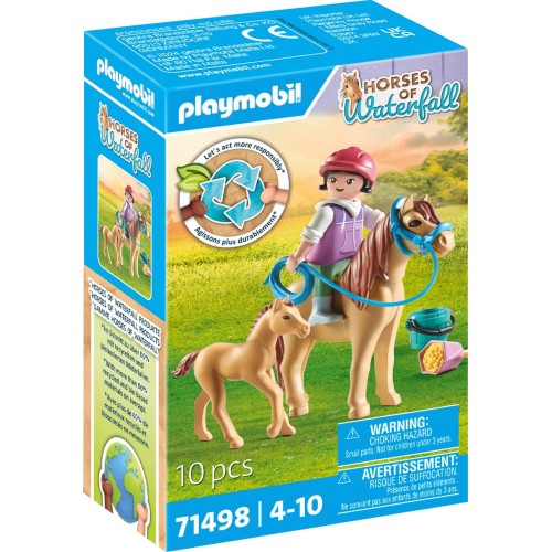 Playmobil Horses Of Waterfall - Παιδάκι Με Άλογο & Πουλάρι (71498)