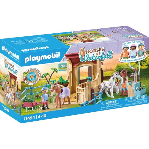 Playmobil Horses Of Waterfall - Στάβλος Αλόγων (71494)