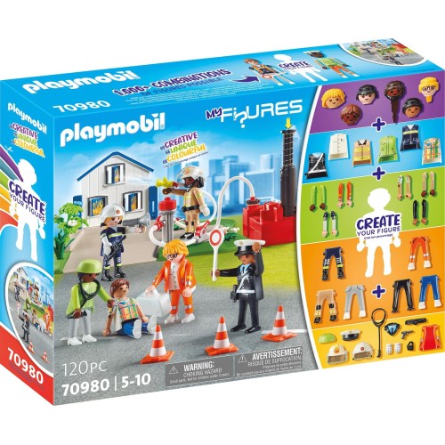 Playmobil My Figures: Πυροσβεστική Διάσωση (70980)