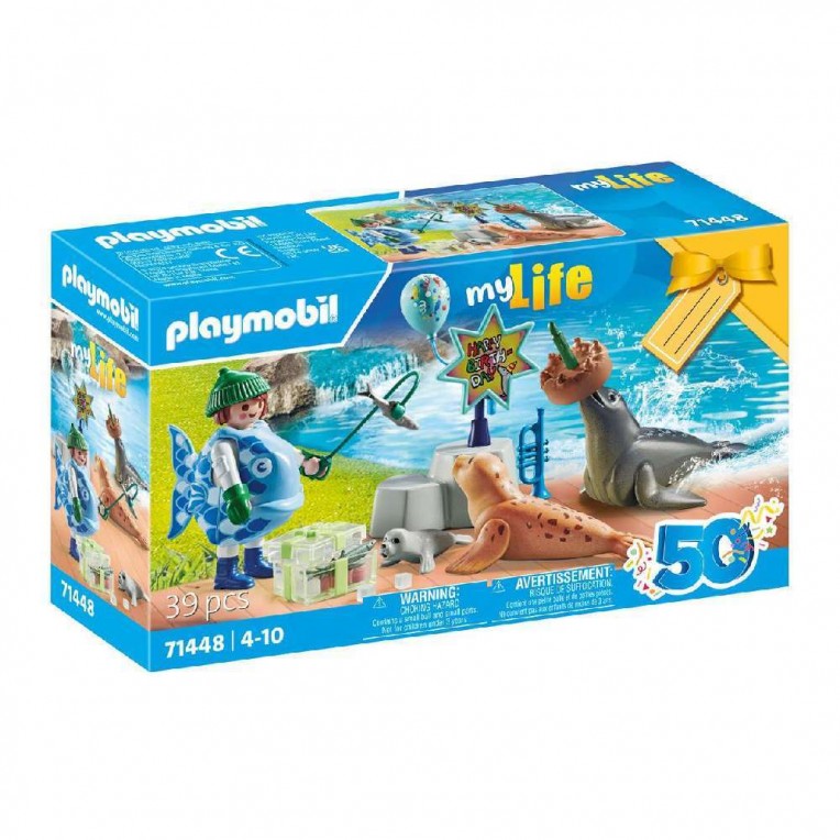 Playmobil My Life Gift Set - Πάρτυ Στο Ενυδρείο Με Τις Φώκιες (71448)