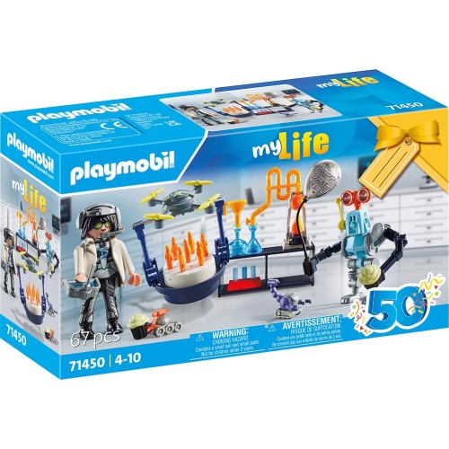 Playmobil My Life Gift Set - Πάρτυ Στο Εργαστήριο Του Τρελοεπιστήμονα (71450)