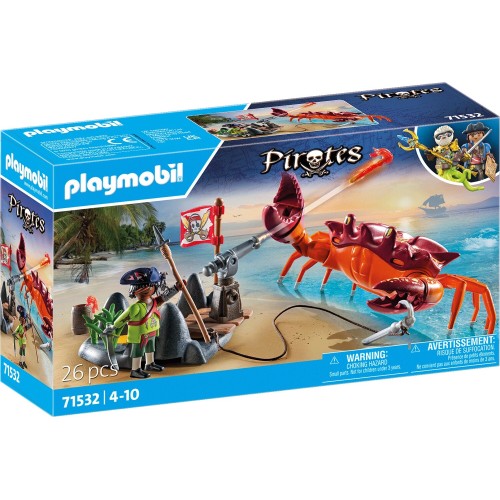 Playmobil Pirates Μάχη Με Τον Γιγάντιο Κάβουρα (71532)