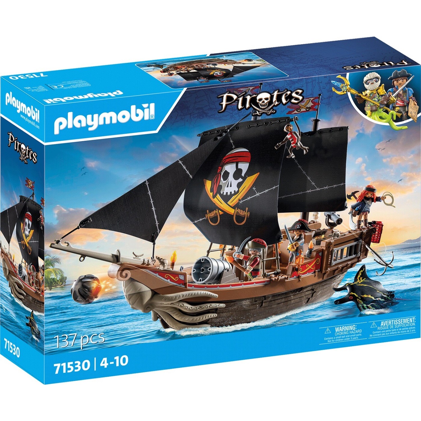Playmobil Pirates Πειρατική Ναυαρχίδα (71530)