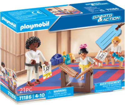 Playmobil Sports & Action - Gift Set Μάθημα Καράτε (71186)