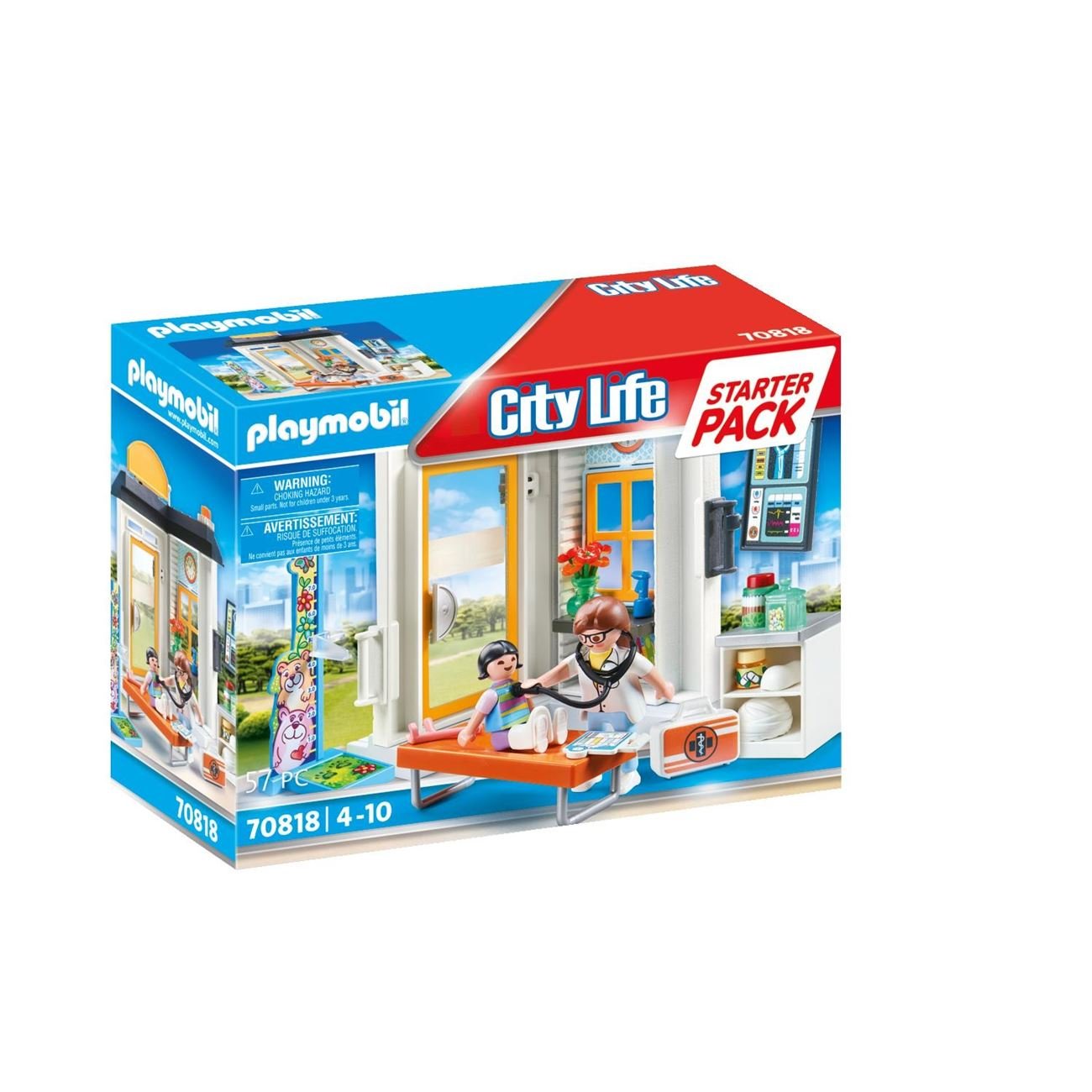 Playmobil Starter Pack City Life Παιδιατρείο (70818)