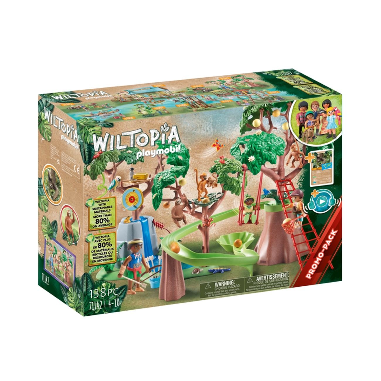 Playmobil Wiltopia - Παιδική Χαρά Στην Τροπική Ζούγκλα (71142)