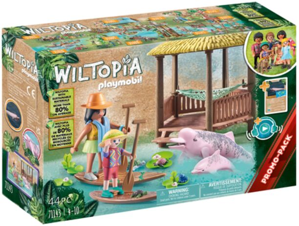 Playmobil Wiltopia - Βόλτα Στο Ποτάμι Με Τα Δελφίνια (71143)