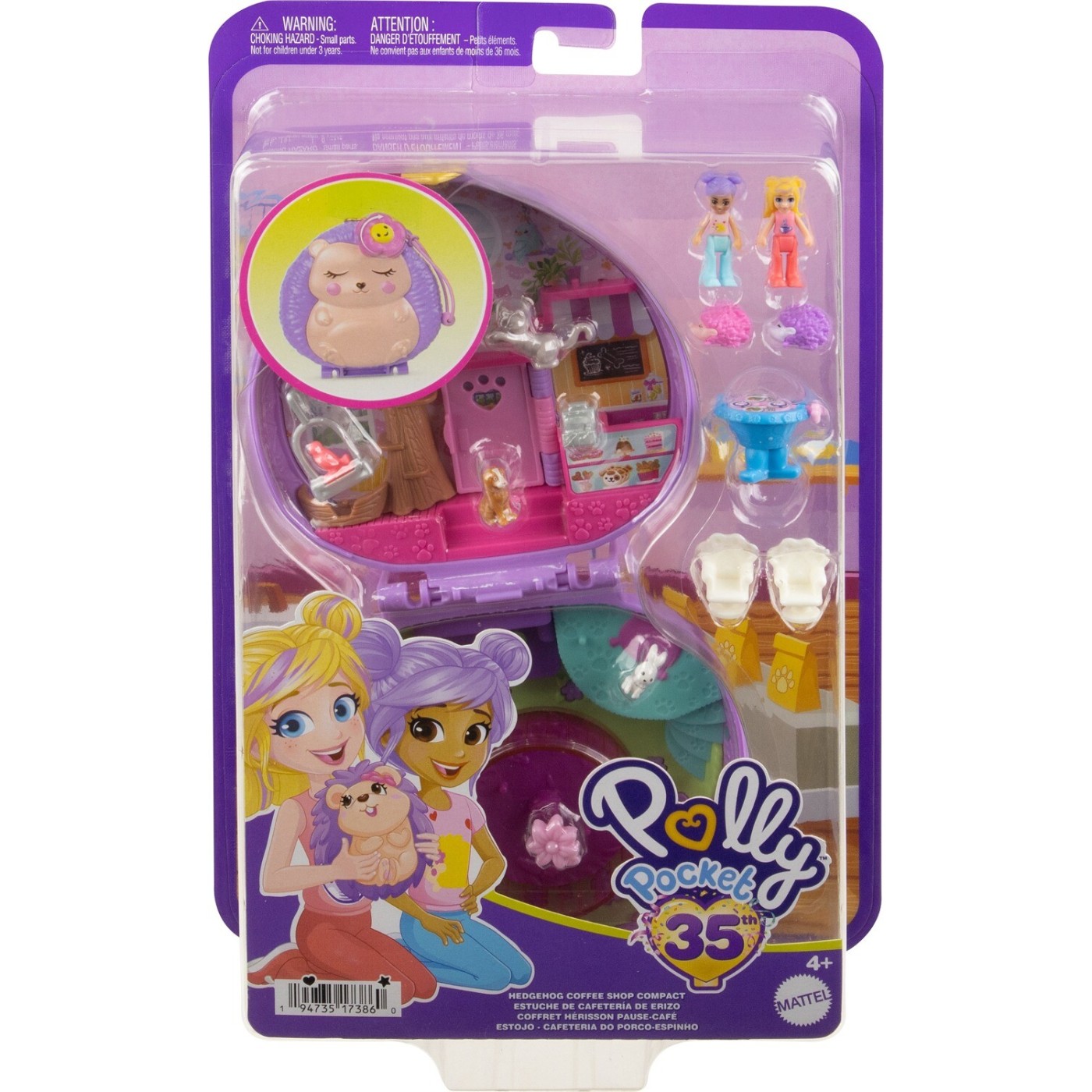 Polly Mini Ο Κόσμος της Polly Σετάκι Σκαντζοχοιράκι Mattel (FRY35/HRD37)