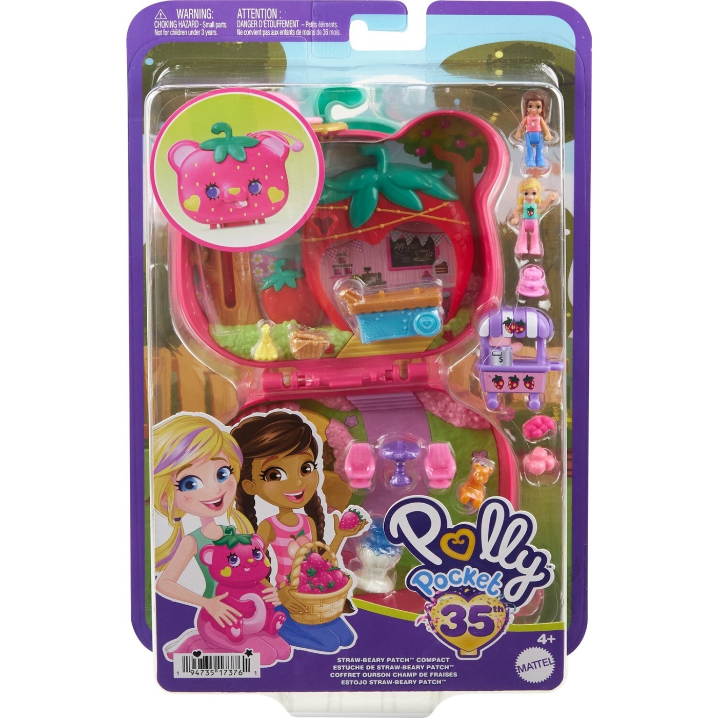 Polly Mini Ο Κόσμος της Polly Σετάκι Straw-beary Mattel (FRY35/HRD35)